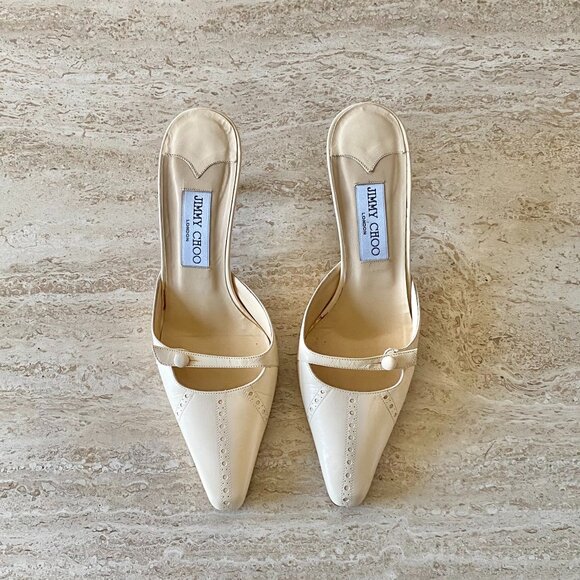 Vintage Jimmy Choo Mule Heels